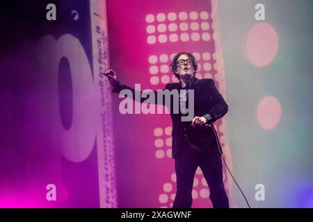 Aarhus, Danemark. 07 juin 2024. Groupe de rock britannique Pulp au Northside Music Festival à Aarhus, Danemark, jeudi 6 juin 2024 crédit : Ritzau/Alamy Live News Banque D'Images