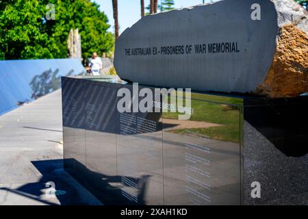 Mémorial du prisonnier de guerre, jardins botaniques, Ballarat, Victoria Banque D'Images