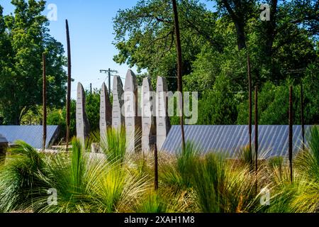 Mémorial du prisonnier de guerre, jardins botaniques, Ballarat, Victoria Banque D'Images