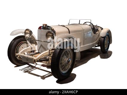 Mercedes-Benz SSK 27/170/225 CH, 1928. Musée Mercedes Benz, Mercedes-Benz World à Stuttgart, Baden Wuertemberg, Allemagne, Europe Banque D'Images