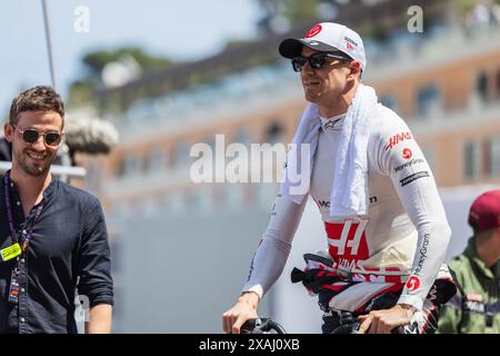 Circuit de Monaco, Monte-carlo, Monaco. 26 mai 2024 ; Nico Hulkenberg d'Allemagne et MoneyGram Haas F1 Team lors du Grand Prix de formule 1 de Monaco Banque D'Images