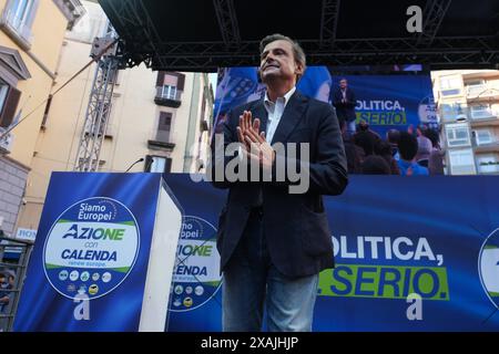 Actualités - Carlo Calenda, clôture la campagne électorale européenne de 2024 à Naples Carlo Calenda, leader du parti politique italien Azione, clôture la campagne électorale européenne de 2024 à Naples Naples Naples Naples Naples Italie Copyright : xAntonioxBalascox/xLiveMediax LPN 1386818 Banque D'Images