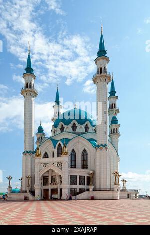 Kazan, Russie - 10 juillet 2018 : la mosquée Kul Sharif, dans le Kremlin de Kazan, était réputée, au moment de sa construction, être l'une des plus grandes mosquées Banque D'Images