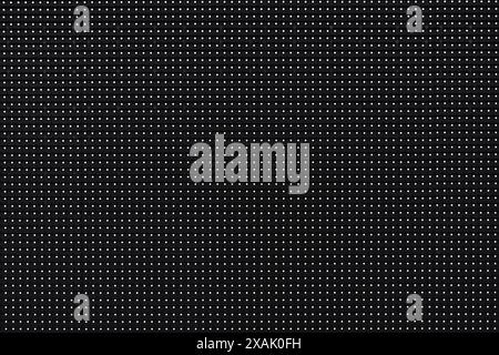 Gros plan des diodes sur un panneau LED. Banque D'Images