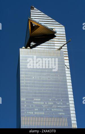 The Edge, Manhattan, NYC, États-Unis. La meilleure vue de 1100 pieds est le point d'observation le plus élevé de Manhattan. Banque D'Images