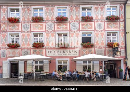 Hotel and Inn Zum Roten Bären, Freiburg im Breisgau, Forêt Noire, Bade-Württemberg, Allemagne Banque D'Images