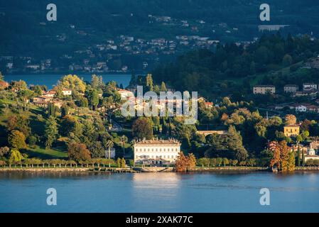 Villa Melzi d Eril à Bellagio au lac de Côme, Italie Banque D'Images