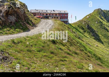 Europe, Autriche, Verwall, Vorarlberg, Montafon, Schruns, Wormser Hütte Banque D'Images