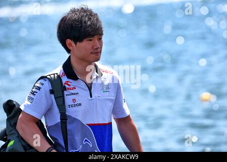 Montréal, Canada. 07 juin 2024. Yuki Tsunoda (JPN) RB. Championnat du monde de formule 1, Rd 9, Grand Prix du Canada, vendredi 7 juin 2024. Montréal, Canada. Crédit : James Moy/Alamy Live News Banque D'Images