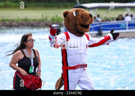 Montréal, Canada. 07 juin 2024. Circuit Atmosphere - mascotte. Championnat du monde de formule 1, Rd 9, Grand Prix du Canada, vendredi 7 juin 2024. Montréal, Canada. Crédit : James Moy/Alamy Live News Banque D'Images
