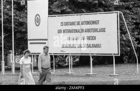 Scènes de l'ancienne RDA, visite de la RDA Banque D'Images