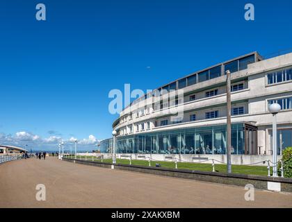 Hôtel art déco Midland, Morecambe, Lancashire, Angleterre, Royaume-Uni Banque D'Images