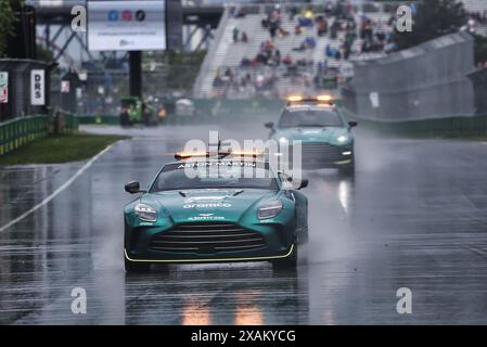 Montréal, Canada. 07 juin 2024. Aston Martin FIA voiture de sécurité. 07.06.2024. Championnat du monde de formule 1, Rd 9, Grand Prix du Canada, Montréal, Canada, journée d'entraînement. Le crédit photo devrait se lire : XPB/Alamy Live News. Banque D'Images