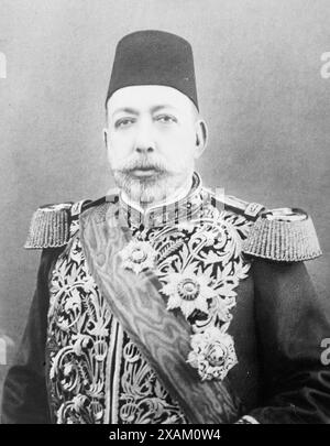 Sultan de Turquie, 1913. Montre Mehmet V, Sultan des Turcs, (1844-1918). Banque D'Images