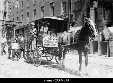 Suffragettes, entre c1910 et c1915. Banque D'Images