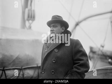 Enrico Caruso, entre c1910 et c1915. Spectacles Enrico Caruso (1873-1921), ténor italien. Banque D'Images