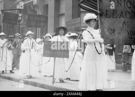 Margaret Hinchey, 1914 ans. Montre la militante irlando-américaine pour le suffrage Margaret Hinchey, qui a également été à la tête du syndicat des travailleurs de la blanchisserie de New York. Banque D'Images