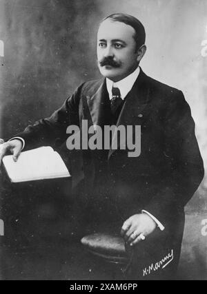 Marcel Prevost, entre c1910 et c1915. Montre Eugene Marcel Pre&#xb4;VOST (1862-1941), auteur et dramaturge français. Banque D'Images