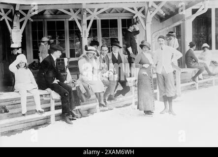 Maxine Elliot [i.e., Elliott] chez Moritz, entre c1910 et c1915. Montre l'actrice américaine Maxine Elliott (1868-1940). Banque D'Images