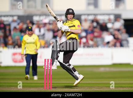 Cameron Bancroft du Gloucestershire lors du match Vitality Blast T20 au Seat unique Stadium de Bristol. Date de la photo : vendredi 7 juin 2024. Banque D'Images