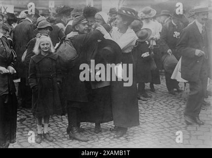 Enfants allemands de Suède, entre c1915 et c1920. Banque D'Images