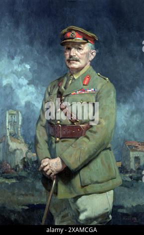 Portrait du major-général Sir Andrew Russell, 1937. Banque D'Images