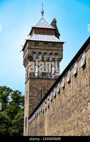 Château de Cardiff Banque D'Images