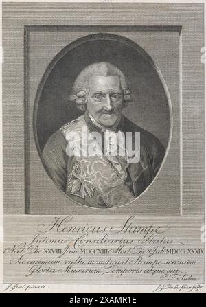 Henrik Stampe, 1793 ans. Banque D'Images