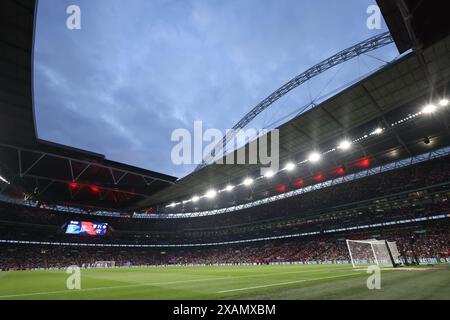 Londres, Royaume-Uni. 07 juin 2024. Vue générale du match amical Angleterre - Islande, au stade de Wembley, Londres, Royaume-Uni le 7 juin 2024. Crédit : Paul Marriott/Alamy Live News Banque D'Images