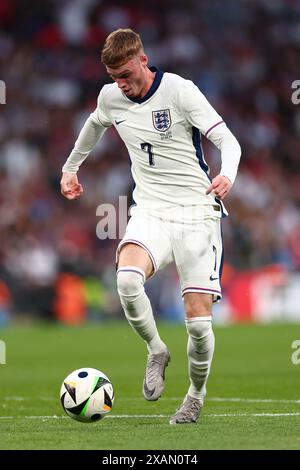 Stade de Wembley, Londres, Royaume-Uni. 7 juin 2024. International Football Friendly, Angleterre contre Islande ; Cole Palmer of England Credit : action plus Sports/Alamy Live News Banque D'Images