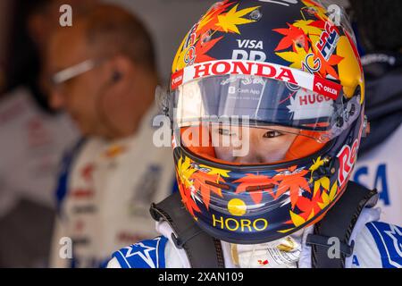 Montréal, Québec, Canada. 7 juin 2024. Yuki Tsunoda (JPN) - Visa Cash App RB F1 Team - RB VCARB01 - Honda RBPT pendant le Grand Prix du Canada AWS de formule 1 2024, Montréal, Québec, Canada, du 6 au 9 juin - Rounfd 9 sur 24 Championnat du monde F1 2024 (crédit image: © Alessio de Marco/ZUMA Press Wire) USAGE ÉDITORIAL EXCLUSIF ! Non destiné à UN USAGE commercial ! Banque D'Images