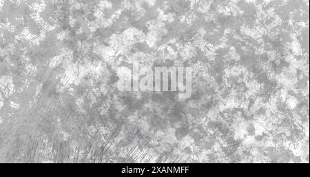 Motif abstrait gris et blanc avec mélange de nuances claires et sombres Banque D'Images