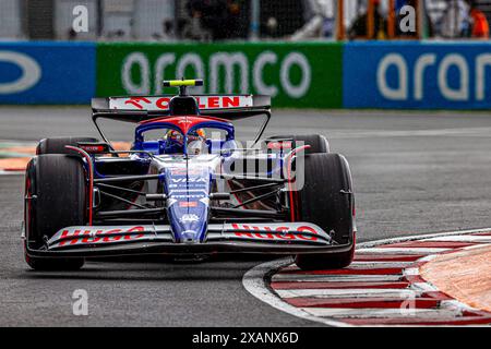 Yuki Tsunoda (JPN) - Visa Cash App RB F1 Team - RB VCARB01 - Honda RBPT lors du Grand Prix du Canada AWS de formule 1 2024, Montréal, Québec, Canada, du 6 au 9 juin - ronde 9 du Championnat du monde F1 2024 Banque D'Images