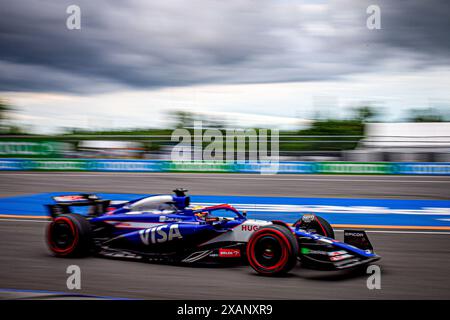 Montréal, Québec, Canada. 7 juin 2024. Daniel Ricciardo (AUS) - Visa Cash App RB F1 Team - RB VCARB01 - Honda RBPT.durant le Grand Prix du Canada AWS de formule 1 2024, Montréal, Québec, Canada, du 6 au 9 juin - ronde 9 des 24 Championnats du monde F1 2024 (crédit image : © Alessio de Marco/ZUMA Press Wire) USAGE ÉDITORIAL EXCLUSIF ! Non destiné à UN USAGE commercial ! Banque D'Images