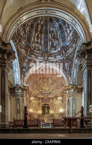 Chapelle du Rosaire de l'église du couvent école diocésaine de Santo Domingo, Orihuela, Alicante, Communauté valencienne, Espagne, Europe Banque D'Images