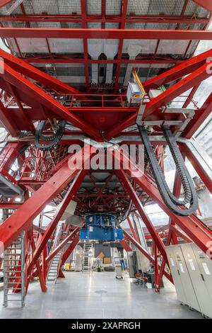 Le Gran Telescopio Canarias (GranTeCan ou GTC), le plus grand télescope optique à ouverture unique au monde, la Palma, îles Canaries, Espagne Banque D'Images