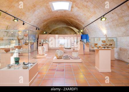 Musée municipal de Ciutadella,. Bastió de sa font, Ciutadella, Minorque, Îles Baléares, Espagne. Banque D'Images