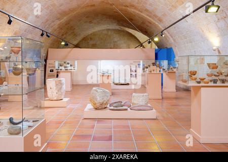 Musée municipal de Ciutadella,. Bastió de sa font, Ciutadella, Minorque, Îles Baléares, Espagne. Banque D'Images