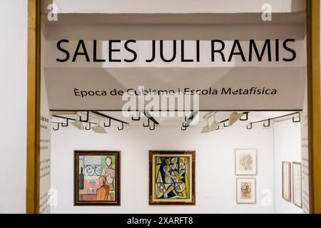 Juli Ramis, musée moderniste de Can Prunera, XXe siècle, Soller, Sierra de Tramuntana, Majorque, îles baléares, espagne. Banque D'Images