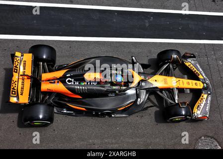 Montréal, Canada. 08 juin 2024. Oscar Piastri (AUS) McLaren MCL38. 08.06.2024. Championnat du monde de formule 1, Rd 9, Grand Prix du Canada, Montréal, Canada, jour de qualification. Le crédit photo devrait se lire : XPB/Alamy Live News. Banque D'Images