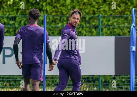 Enfield, Royaume-Uni. 06 juin 2024. Angleterre Jack Grealish lors de la session d'entraînement de l'Angleterre devant l'équipe Friendly International vs Iceland au Tottenham Hotspur Training Ground, Enfield, Angleterre, Royaume-Uni le 6 juin 2024 crédit : Every second Media/Alamy Live News Banque D'Images