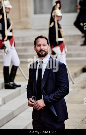 Antonin Burat/le Pictorium - visite d'Etat du Président américain Joe Biden In, France. 08 juin 2024. France/Paris - Thomas Pesquet lors d'un dîner d'Etat à l'Elysée, à Paris, le 8 juin 2024, dans le cadre d'une visite d'Etat du Président américain Joe Biden. Crédit : LE PICTORIUM/Alamy Live News Banque D'Images