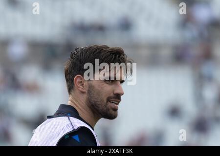 08 juin 2024. Lisbonne, Portugal. Ruben Neves (18 ans), milieu de terrain portugais et Al-Hilal, en action lors du match amical international, Portugal vs Croatie crédit : Alexandre de Sousa/Alamy Live News Banque D'Images