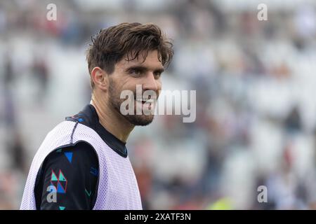 08 juin 2024. Lisbonne, Portugal. Ruben Neves (18 ans), milieu de terrain portugais et Al-Hilal, en action lors du match amical international, Portugal vs Croatie crédit : Alexandre de Sousa/Alamy Live News Banque D'Images