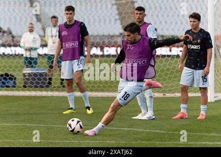 08 juin 2024. Lisbonne, Portugal. Ruben Neves (18 ans), milieu de terrain portugais et Al-Hilal, en action lors du match amical international, Portugal vs Croatie crédit : Alexandre de Sousa/Alamy Live News Banque D'Images