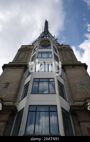 Le studio BBC TV à Alexandra Palace dans le nord de Londres Banque D'Images