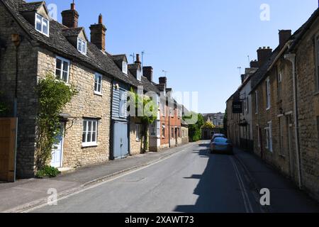 Woodstock, Angleterre - 19 mai 2024 : vue du village de Woodstock en Angleterre Banque D'Images