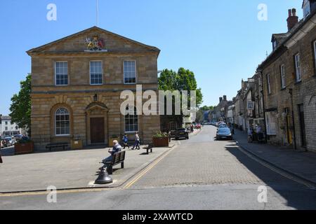 Woodstock, Angleterre - 19 mai 2024 : vue du village de Woodstock en Angleterre Banque D'Images