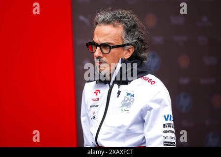 MEKIES Laurent (fra), Team principal de Visa Cash App RB F1 Team, portrait lors du Grand Prix AWS du de formule 1, Canada. , . Championnat du monde de formule 1 du 07 au 09 juin 2024 sur le circuit Gilles Villeneuve, à Montréal, Canada - photo DPPI crédit : DPPI Media/Alamy Live News Banque D'Images