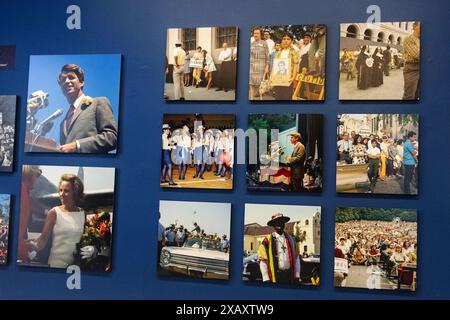 Robert Kennedy photos au John F. Kennedy Hyannis Museum, Massachusetts, Cape, Cod, États-Unis Banque D'Images